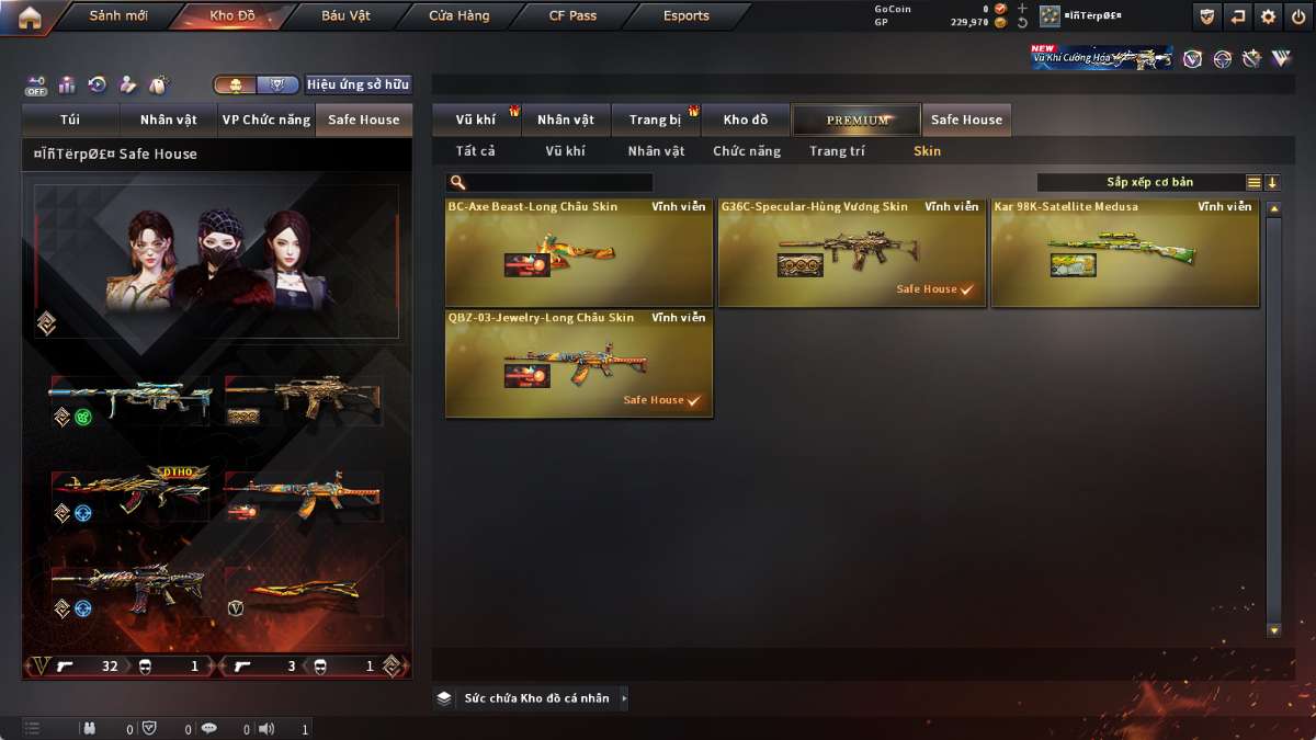 shop acc cf uy tin gia re